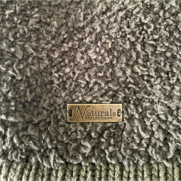 Sherpa Cabin Quarter-Zip Long Sleeve Natural Reflections Sweater - Picture 3 of 4